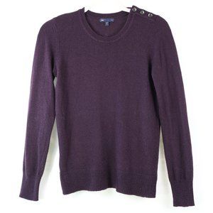 Gap Dark Purple Crewneck Sweater